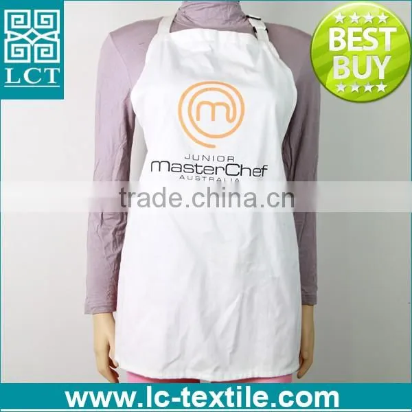 wholesale in stcok bulk cheap white blank bib polyester apron for india