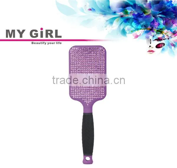 My Girl Private Label Plastic Hair Brush / Salon Paddle Custom Hair Brush