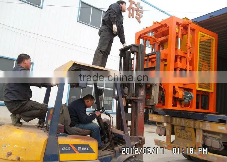QTJ4-25 fly ash brick making machine