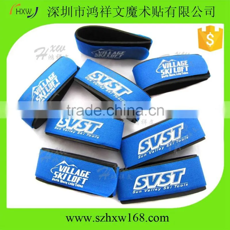 Custom snow skis straps/ski promotional products