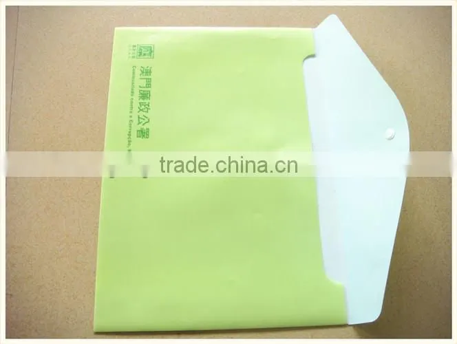 2014 Newest Design PP A4 Envelope Folder