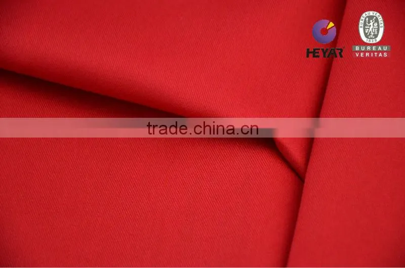 cheap red twill fabric workwear fabric