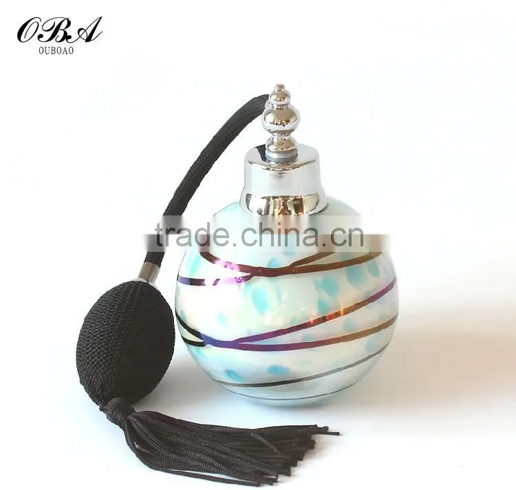 Factory direct sales handmade luxury air bag perfume glass bottle 100ml