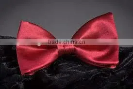 100% silk knitted large bow ties for mens