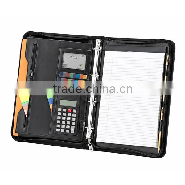 Fashion zipper A4 personal organizer