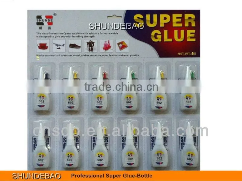 Plastic bottle super glue 5g