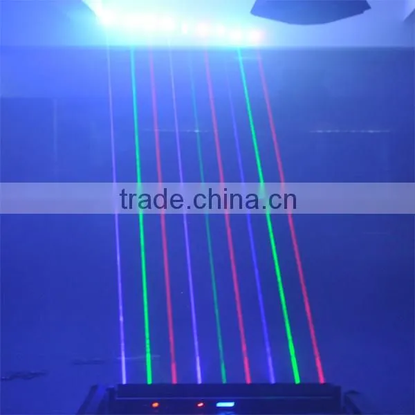 9-head Moving-Head Fat-Beam Laser Curtain Club disco lighting