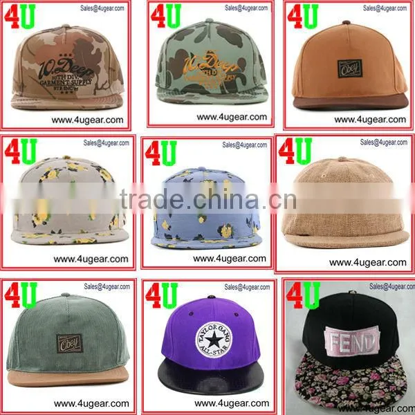 flat front caps manufacturer