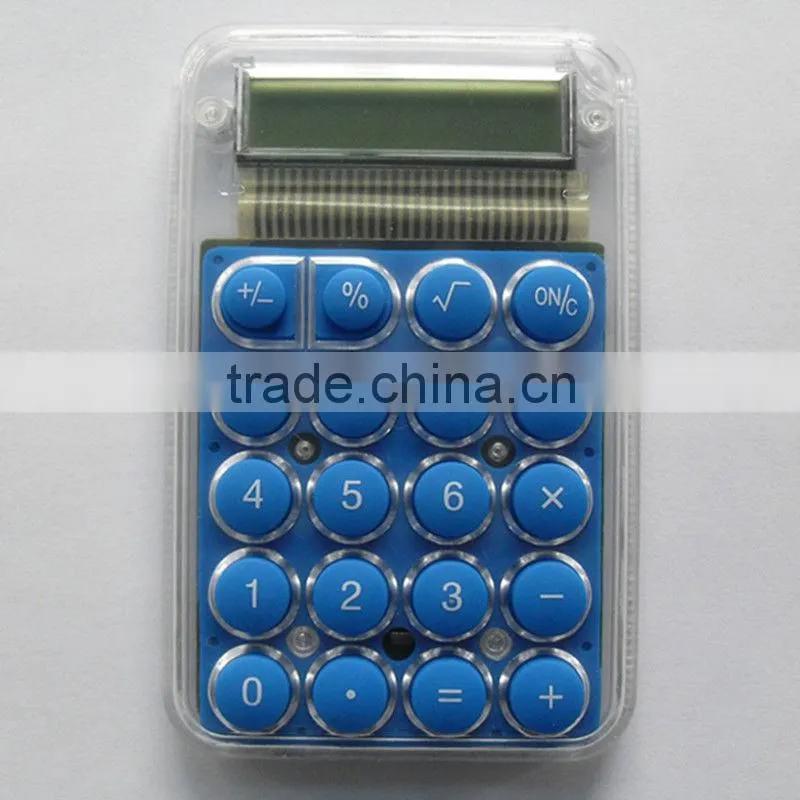 promotional item for shcool office dual power large diplay 12-digit electronic calculator double dual screen calculators