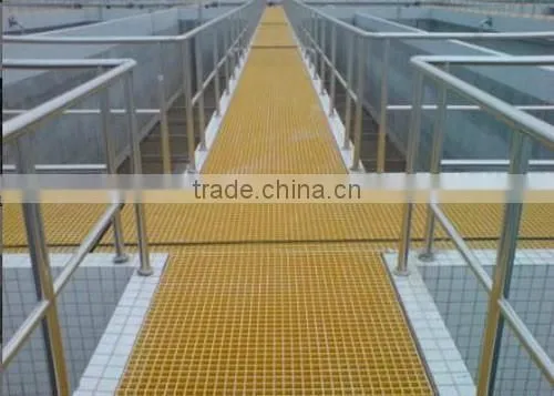 Plastic walkway grating/Grp platform grating