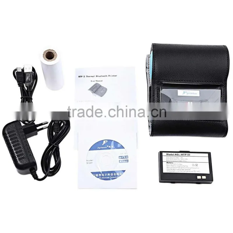 Hot sale android Mini barcode printer bluetooth 80mm thermal Printer with LED Display USB Port