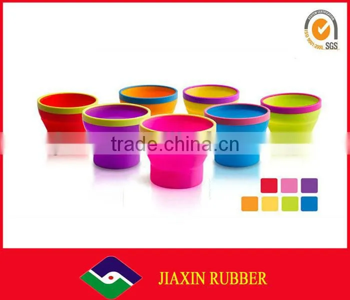 Hot sale! Kinds of good quality silicone drinking cup