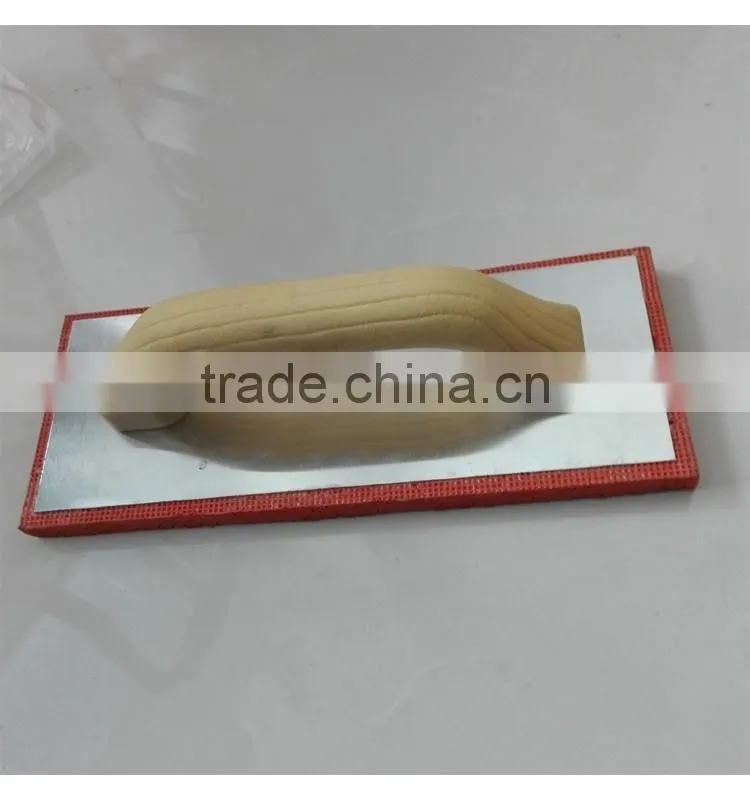 high quality ABS handle sponge blade wood float trowel