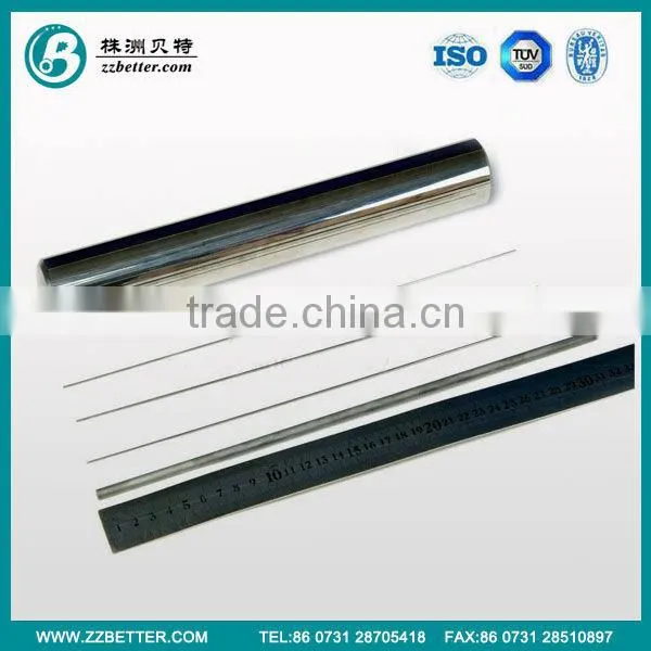 High quatity solid inch size ceramic carbide rods for end mill