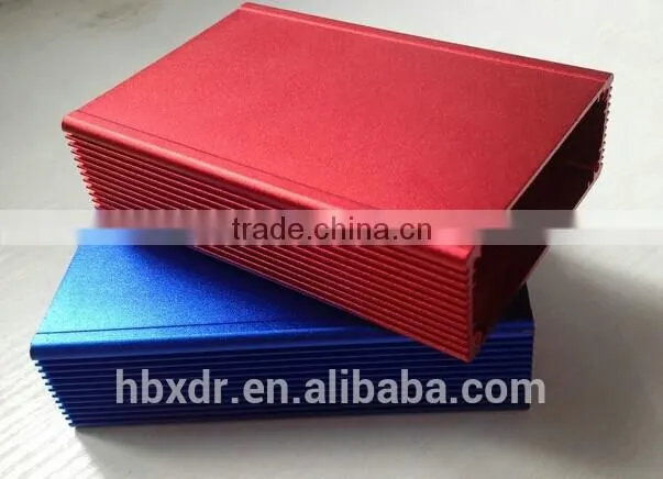 Custom Machining Aluminum Extrusion Enclosure For Electronic And Instrument
