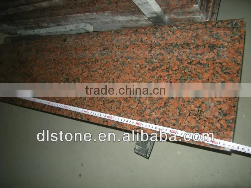 G562 Maple Red Granite Stairs Indoor Stair Steps
