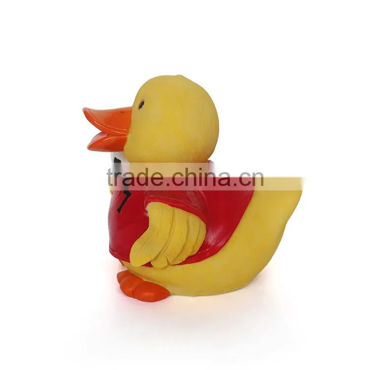 2015 resin yellow duck figurines slippers
