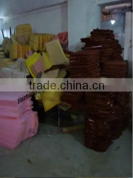 Coffee hall restaurant chairs with high density sponge metal frame chair