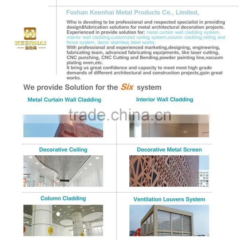 Customized Size Aluminum Column Cover for Building