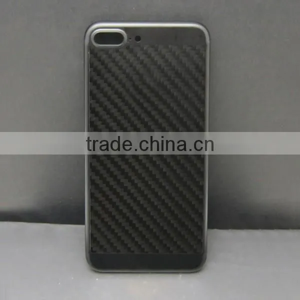 100% Real carbon fiber cover matte black back housing for iPhone 7 Plus