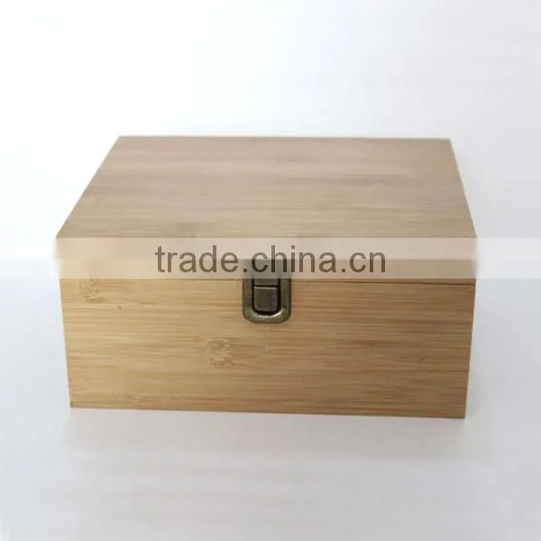New design bamoo gift box ,essential oil storage box fits 30 bottles