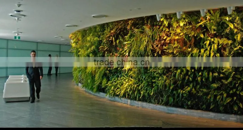 high quality Eco-friendly artificial plant wall, foliage green wall, indoor or outdoor