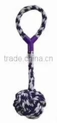 Good quality cotton rope with plastic bone dog toys