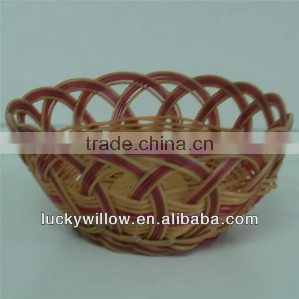 eco-friendly cheap recycled plastic woven basket