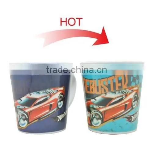 good price heat sensitive Color Changing white ceramic Teapot