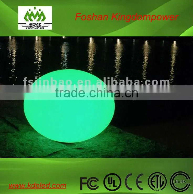 outdoor use waterproof floating led rotomolding pebble