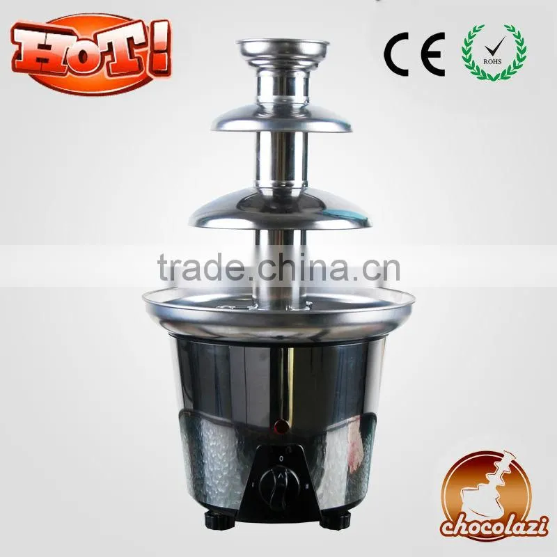 CHOCOLAZI ANT-8030 ALL Model 3 tiers wholesale Mini Home plastic for family in China chocolate fountain
