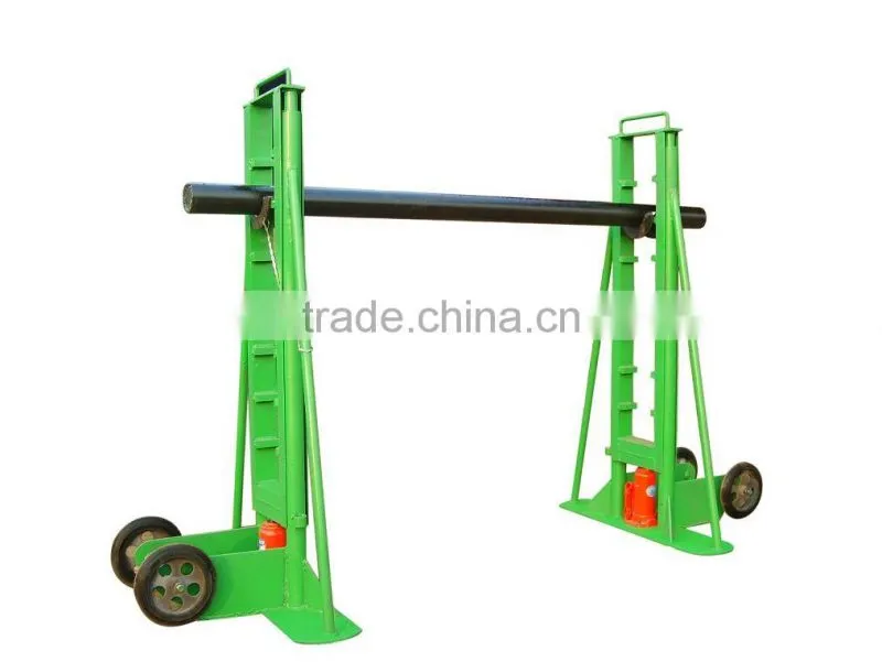 Trapezoid cable drum stands