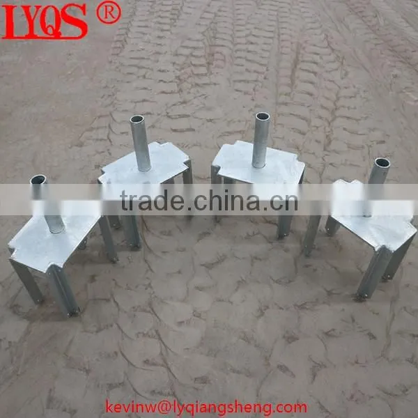 Steel scaffolding prop accessories forkhead support for H20 beam