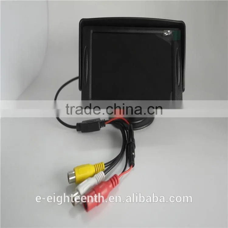 Car 4.3" TFT LCD Color Rearview Monitor for DVD GPS Reverse Backup Camera