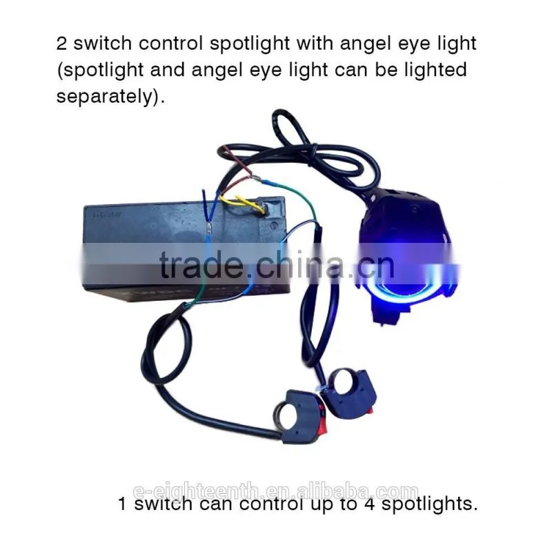 2017 Universal Handlebar Motorcycle Switch ON-OFF Button Switch For U5 U7 U2 HeadLight LED Angel Eyes Light Switch