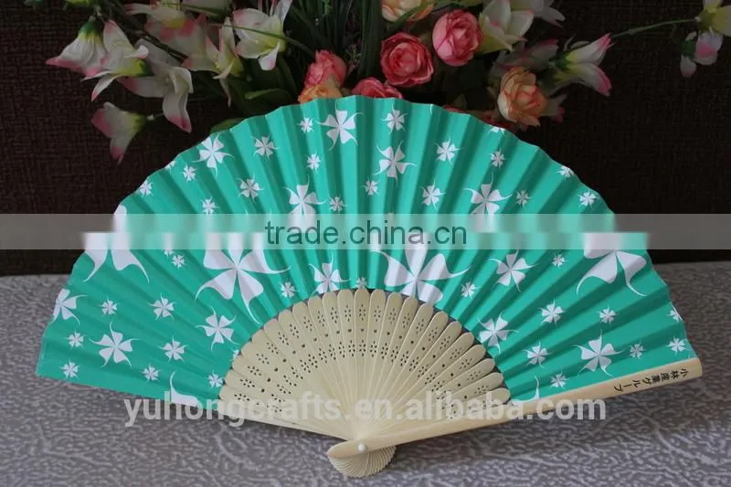 2015 stable quality best wholesales paper fan souvenir fan