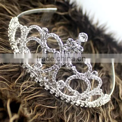 Fashion Small Bridal Wedding Hair Tiaras And Crown Halo H172-067