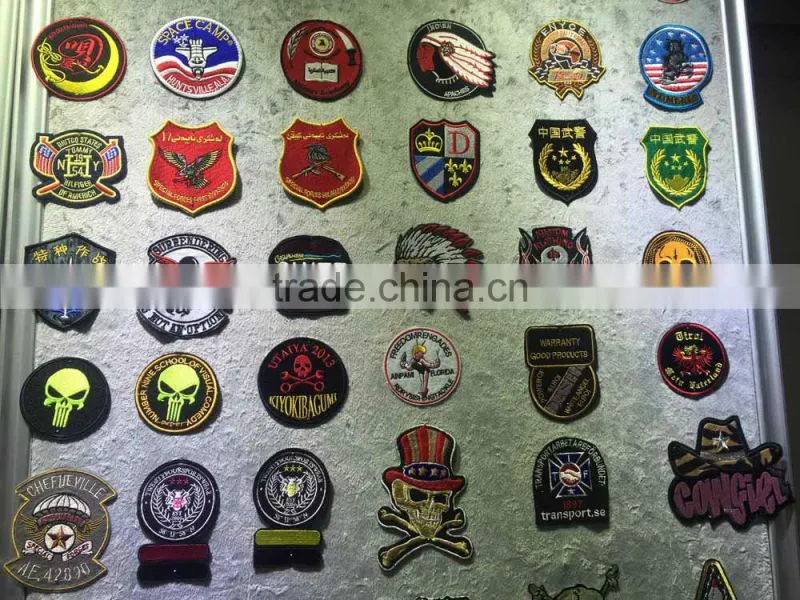 P001-009 customized large embroidery patches products embroidered logo applique for caps clothes etcx