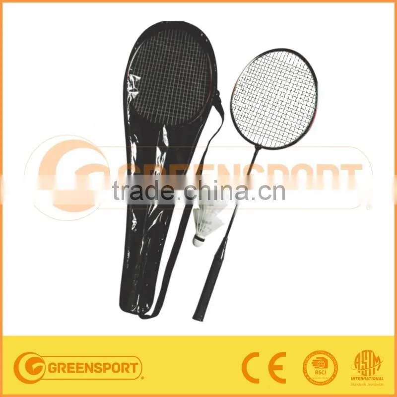 Steel Badminton Racket Set