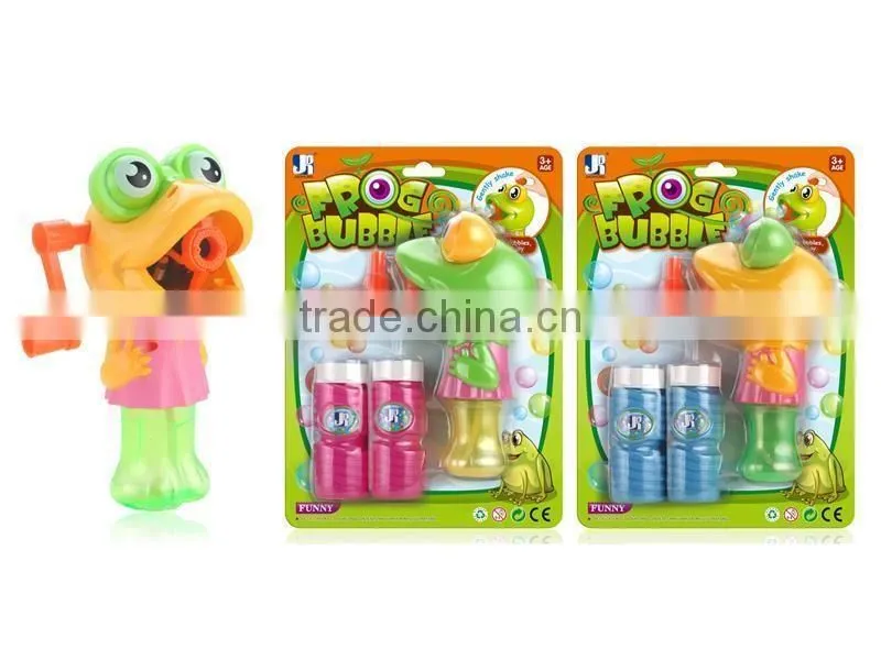 2017 wholesale funny carton soap bubble gun toy for kids
