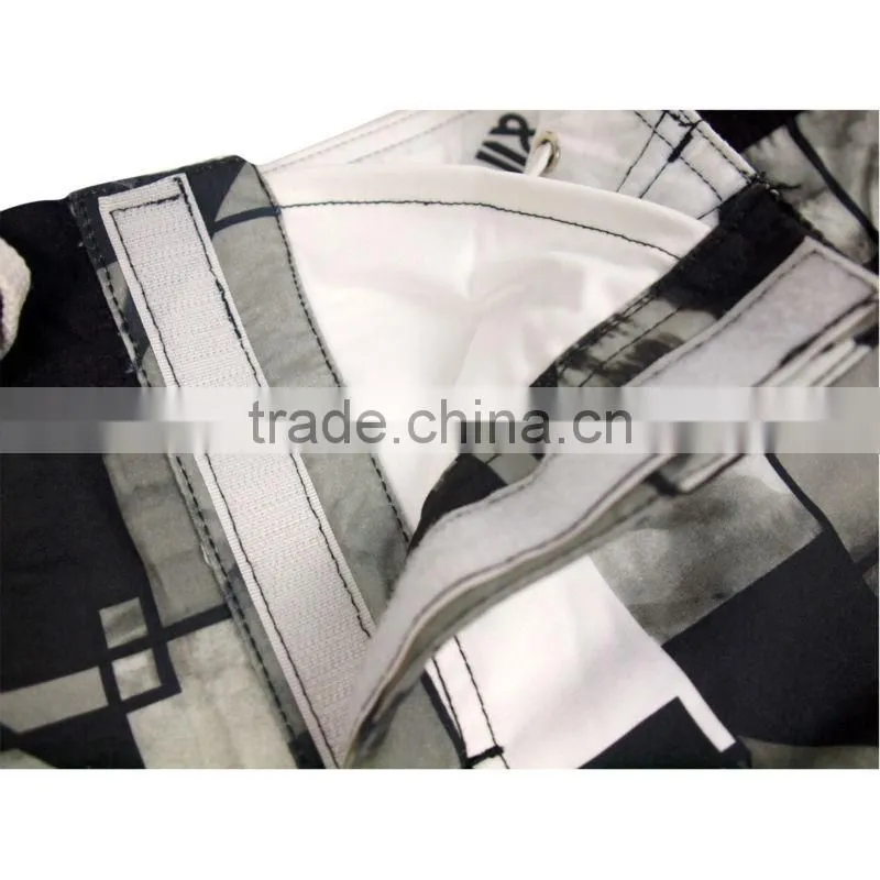 2014 Polyester Custom Stretch Surf Trunks in china