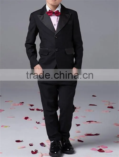 BOY'S TR STAIN LAPEL SUITS- JACKET&PANTS&VEST