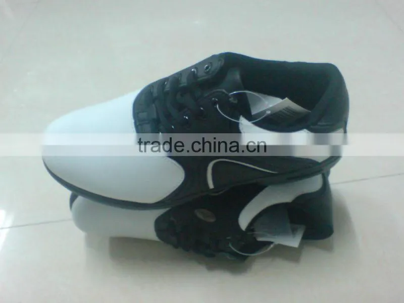 high top brand golf shoes with spike for Ladies and Gentleman business sports on the grass
