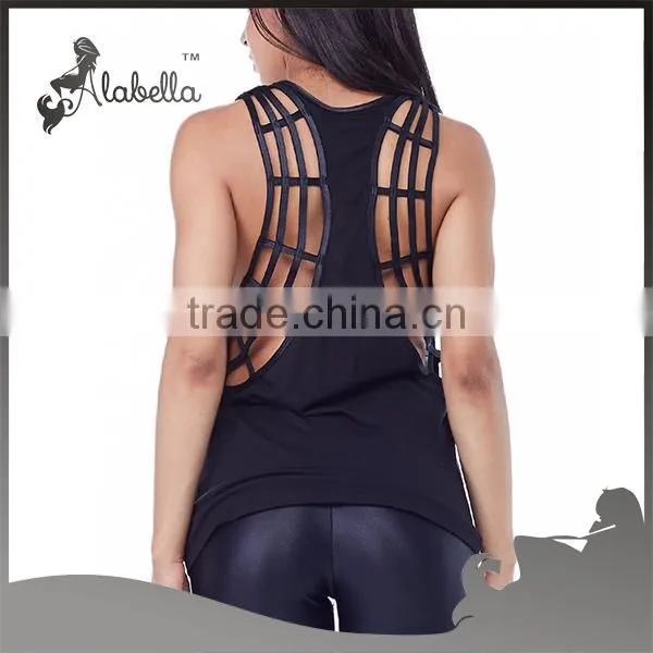 Web sleeveless black top