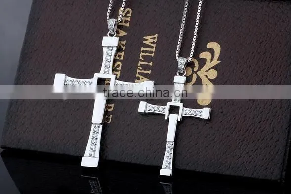 925 Sterling Silver Jewelry pendant Popular Cross Forever Design for lovers