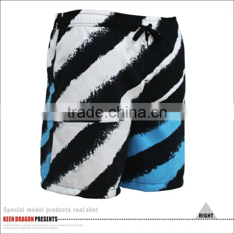 fashion design custom style elastic waist swimming-bermuda-shorts