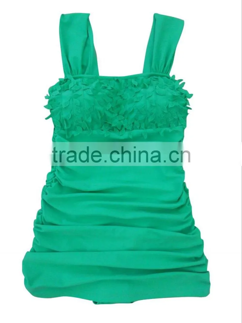2016 Popular solid color swimsuits on sale for women