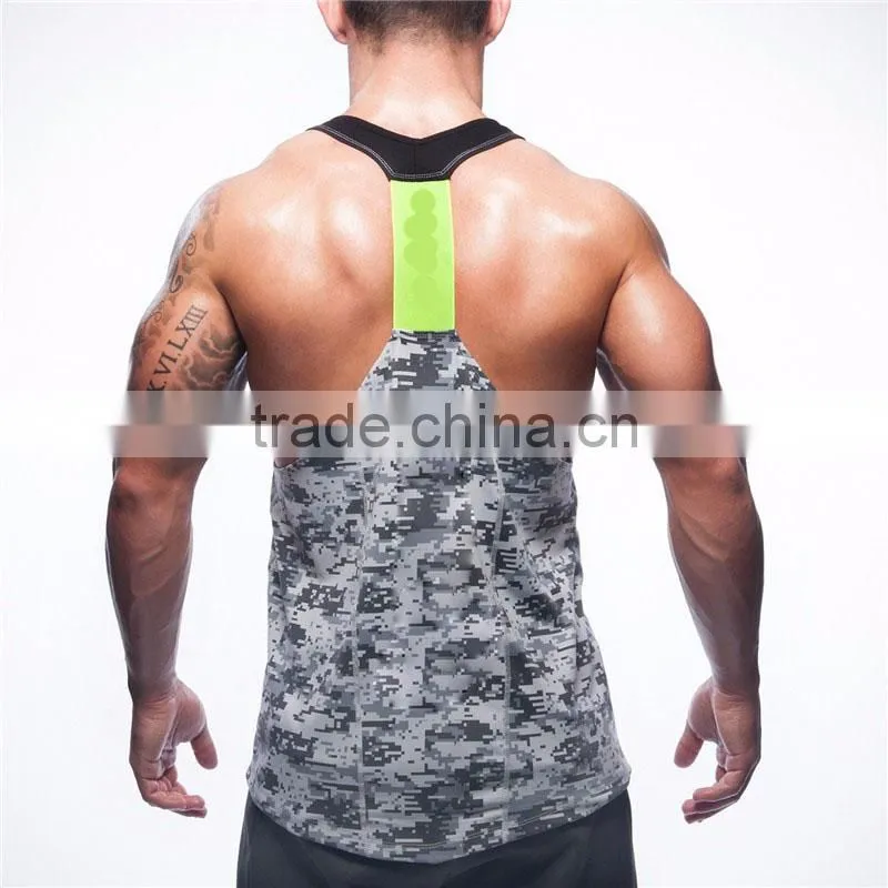Hot Sale Muscle Tank Top Wholesale Fitness Breathable Body Building Tank Top Men