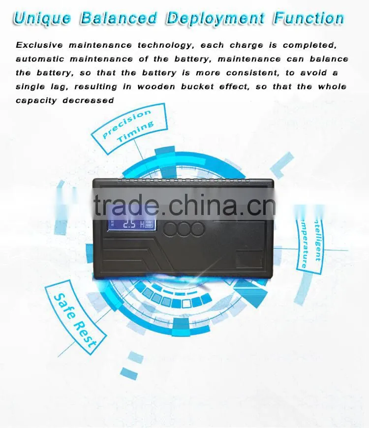 48V 10ah-40ah new arrived lcd electric rickshaw scooter battery charger