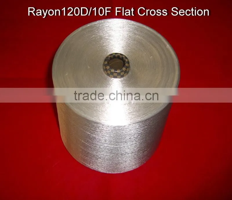 120D/10F FLAT VISCOSE RAYON FILAMENT YARN IMITATION RAYON YARN